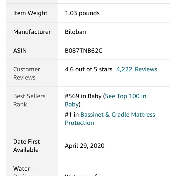 Bassinet Mattress Pad Cover Compatible with Mika Micky Bedside Sleeper, 2 Pack - Picture 5 of 6